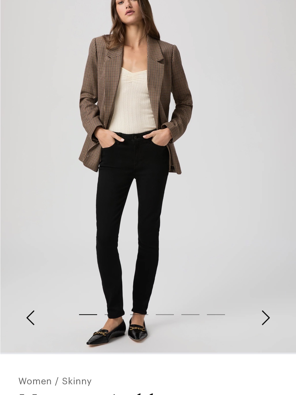 Paige Black Skinny Jeans - Slim Style